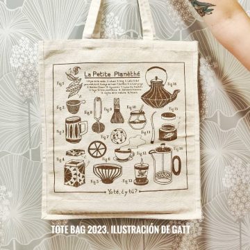 Tote Bag 2023. Ilustrada por Gatt