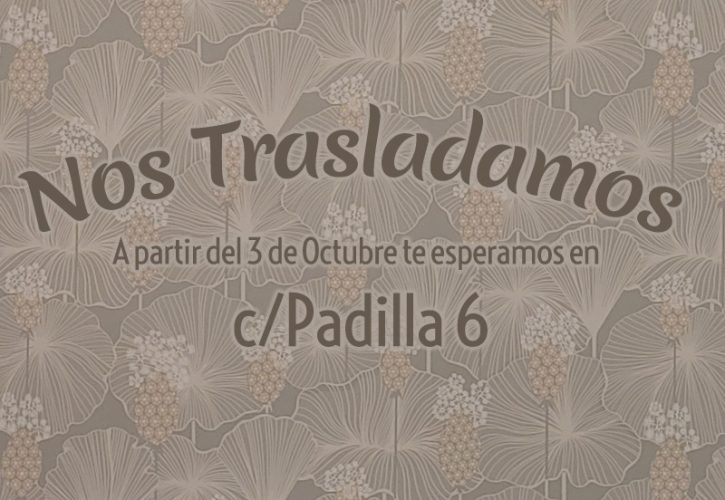 Nos trasladamos