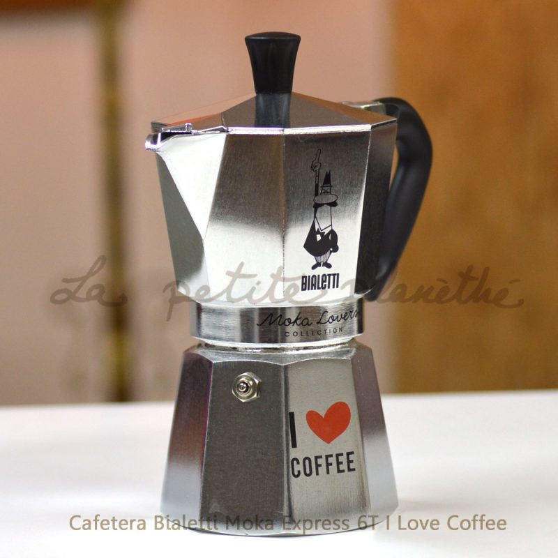 Cafetera Bialetti Moka Express 6T I Love Coffee