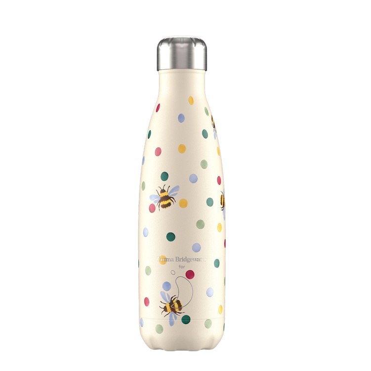 Chilly's Polka Bees 500ml Emma Bridgewater