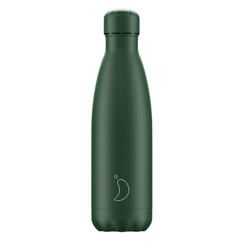 Chillys Bottle All Green 500ml Matte