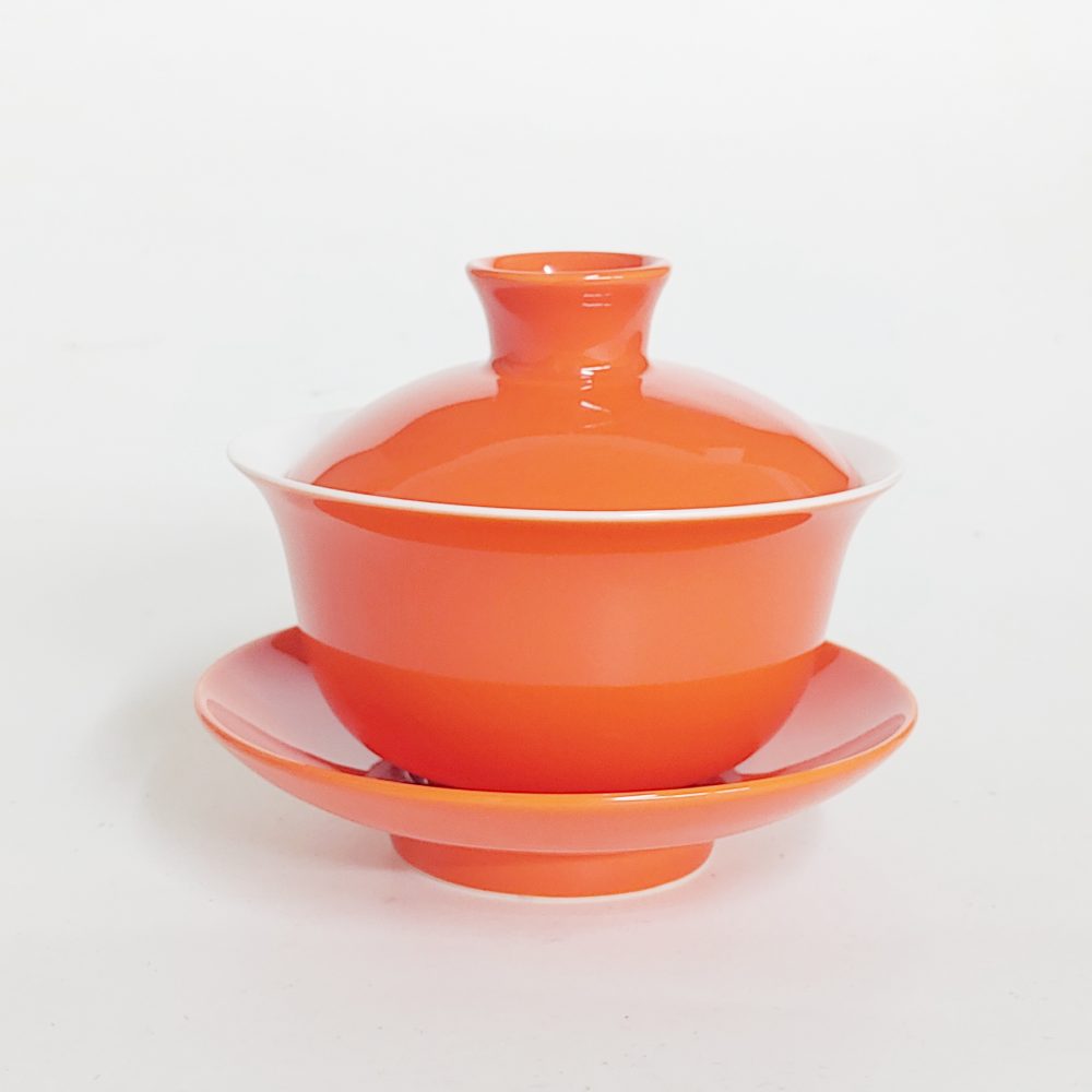 Gaiwan Porcelana 100ml Coral