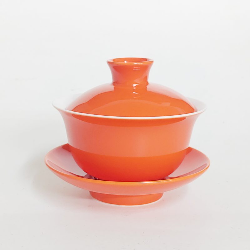 Gaiwan Porcelana 100ml Coral