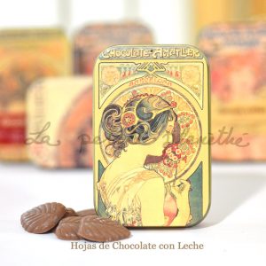 Lata de Hojas de Chocolate con leche, 30g