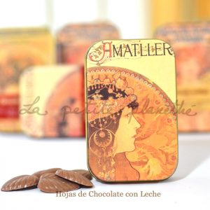 Lata de Hojas de Chocolate con leche, 30g