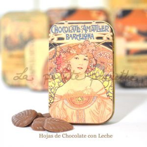 Lata de Hojas de Chocolate con leche, 30g