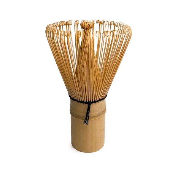 Batidor tradicional de bambú para Matcha