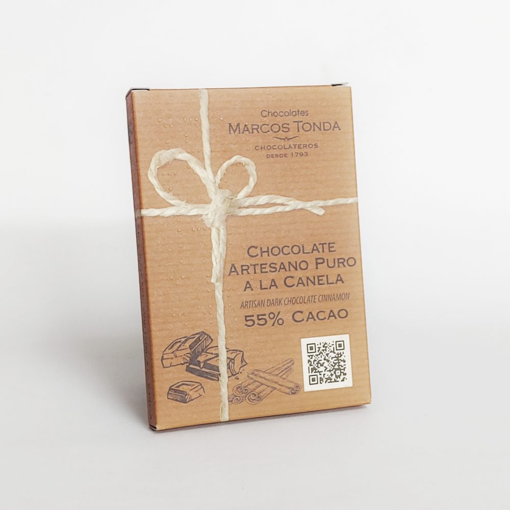 Tableta de Chocolate Artesano a la Canela