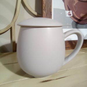 Taza Tulipán Gris Mate 350ml