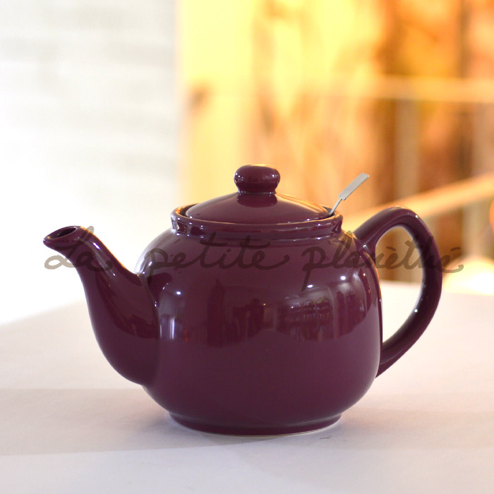 Tetera de Porcelana con Filtro Azul│ VIOLET TEA