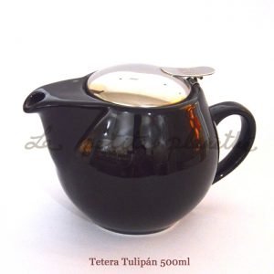 Tetera Tulipán Negro 500ml