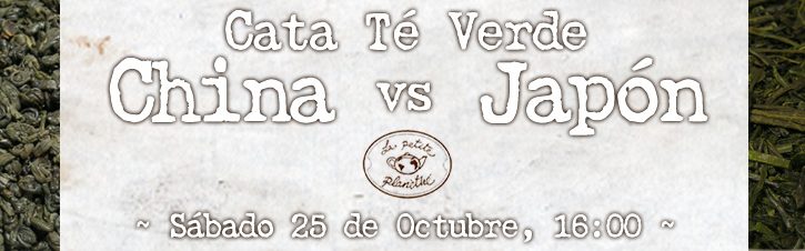 Cata de Té: Tés verdes de China y Japón