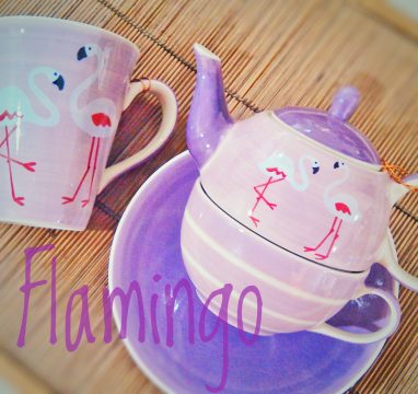 Taza y Tea For One Flamingo