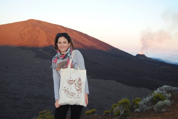 Piton de la Fournaise en Isla La Reunión