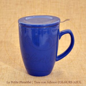 mug con infusor COLOURS AZUL