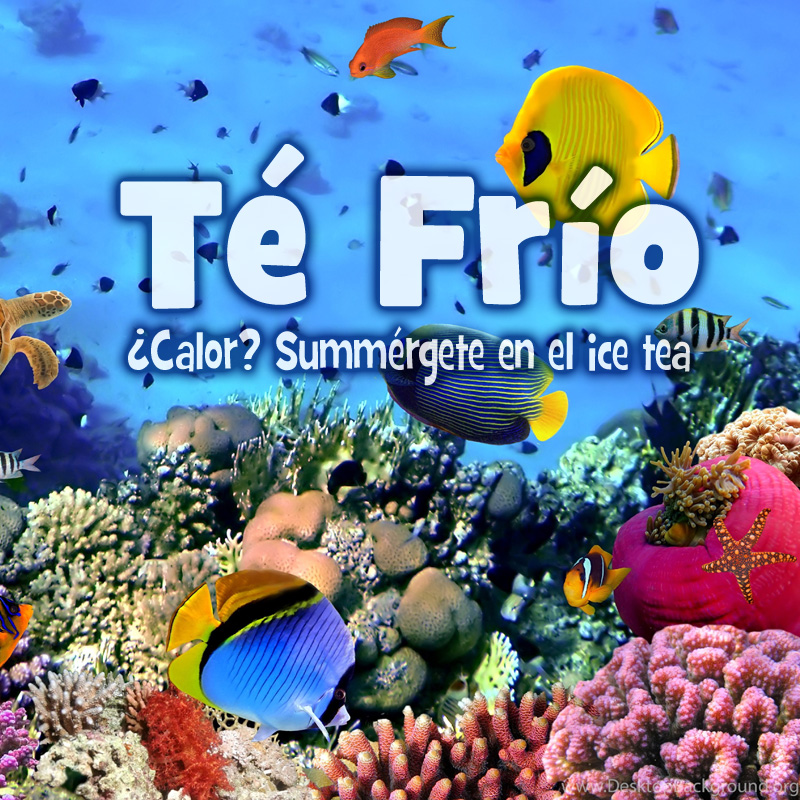 Summérgete en el ice tea